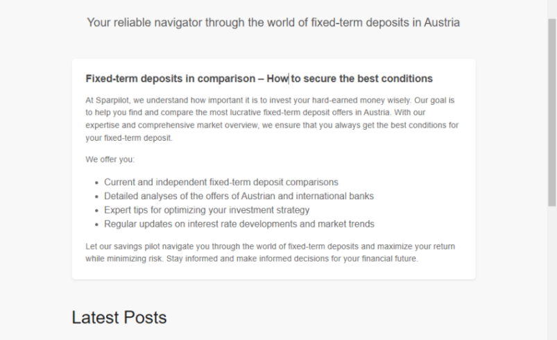 Sparpilot GmbH Review : Recover Your Deposit – Warning Alert