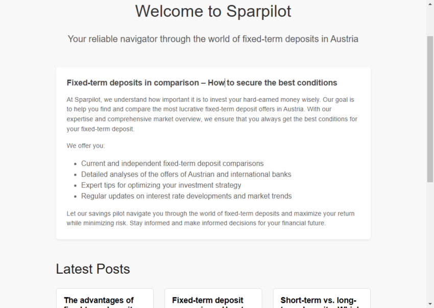 Sparpilot GmbH Review : Recover Your Deposit – Warning Alert